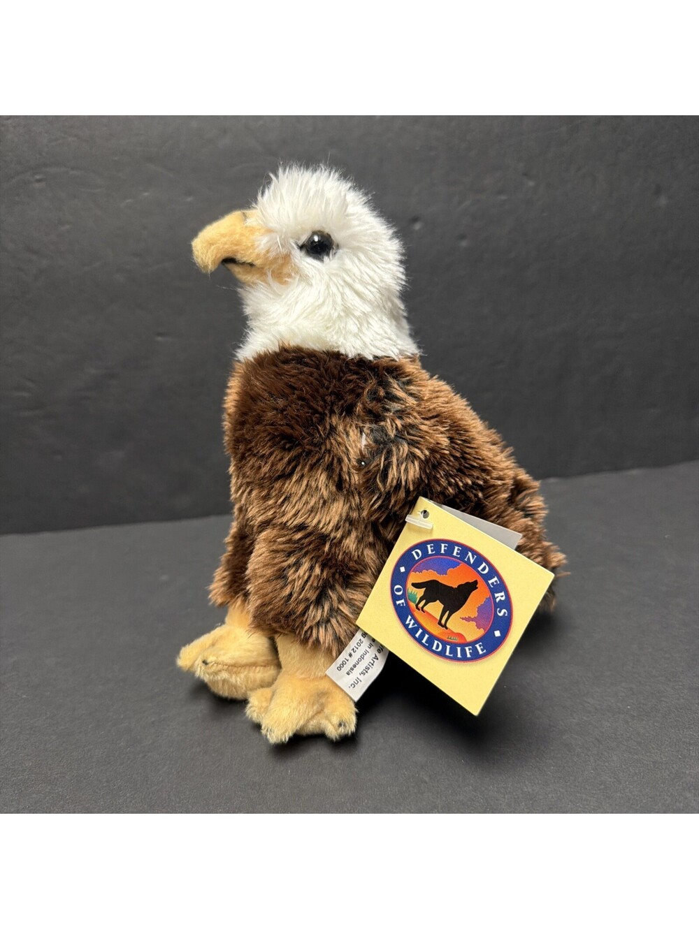2012 Defenders Of Wildlife Eagle Plush NWT Plushie 7.5”